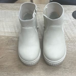 Toddler open edit off white Chelsea boot